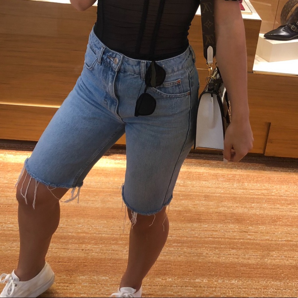 Bermuda Jean shorts